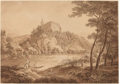 View of Castle Sachsenburg by Adrian Zingg
