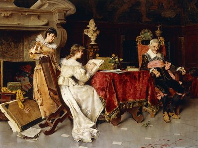 The Art Lesson by Adriano Cecchi