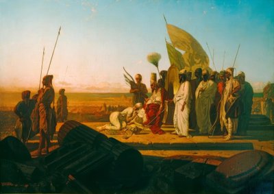 Xerxes at the Hellespont by Jean Adrien Guignet