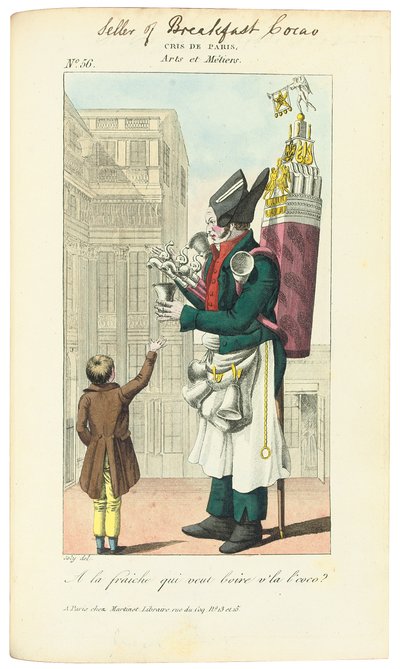 Seller of Breakfast Cocoa by Adrien Joly