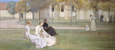 The Priory Garden by Adrien Karbowsky