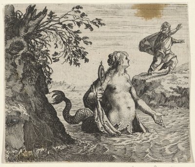 Fable of the Mermaid by Egidius  Sadeler (II)