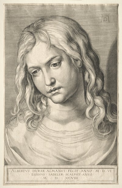 Female Head by Aegidius Sadeler