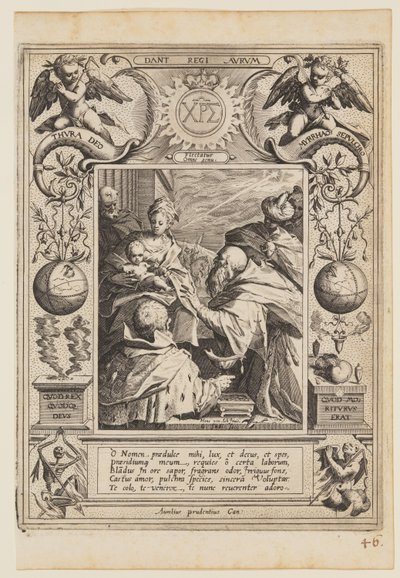 Adoration of the Magi by Aegidius Sadeler II