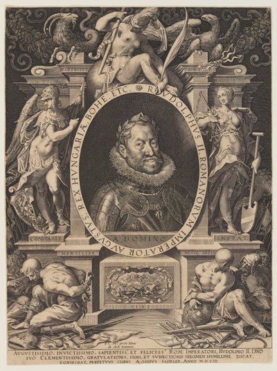 The Emperor Rudolph II by Aegidius Sadeler II