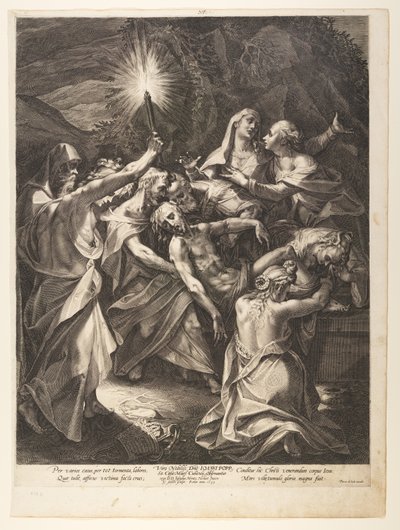 The Entombment by Aegidius Sadeler II