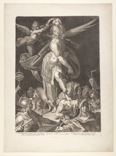 The Triumph of Wisdom by Aegidius Sadeler II