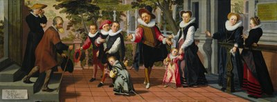 Rich Children, Poor Parents by Aert Pietersz.