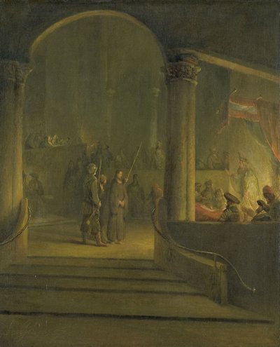 Christ before Caiphas by Aernt de Gelder