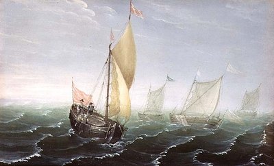 Shipping in Windswept Waters by Aert van Antum