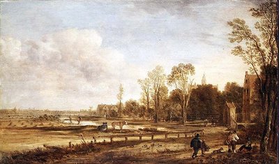 Landscape Near Haarlem by Aert van der Neer