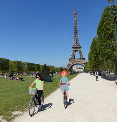 A bicyclette, 2023 by Agnes Girardon