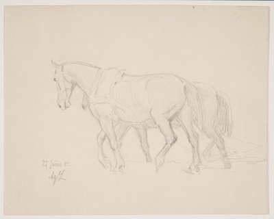 To heste by Agnes Lunn