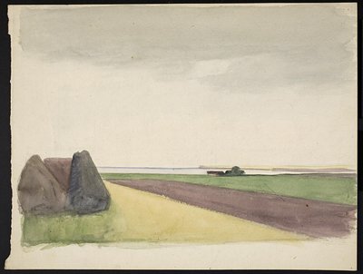 Landscape by Agnes Slott Møller