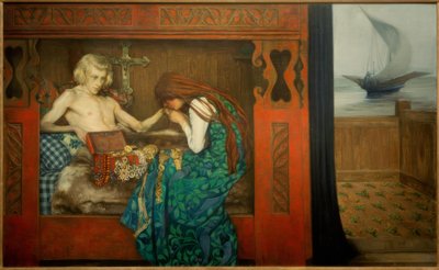 The Dying Fiancé by Agnes Slott Möller