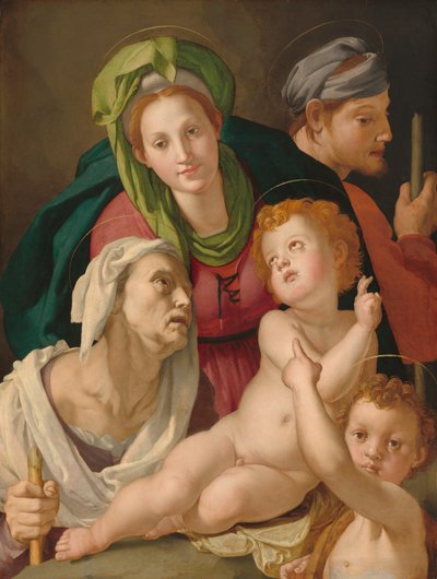 The Holy Family (c. 1527-1528) by Agnolo Bronzino