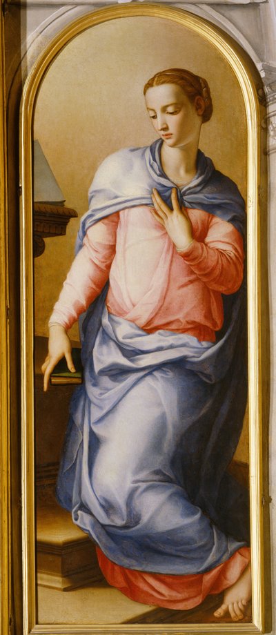 Virgin of the Annunciation by Agnolo Bronzino