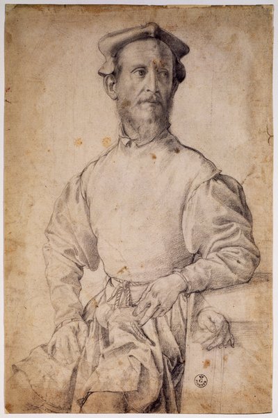 Portrait of Pontormo by Agnolo Bronzino
