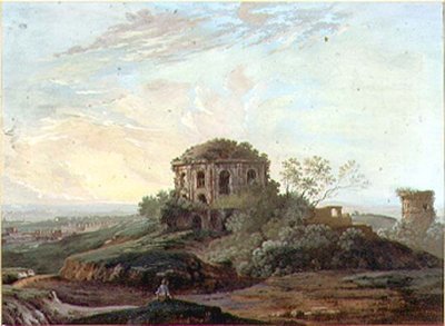 Temple of Tosse, Tivoli by Agostino Aglio