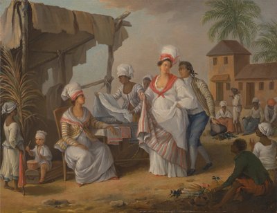 Market Day, Roseau, Dominica by Agostino Brunias