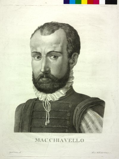Niccolo Machiavelli by Agostino Comerio