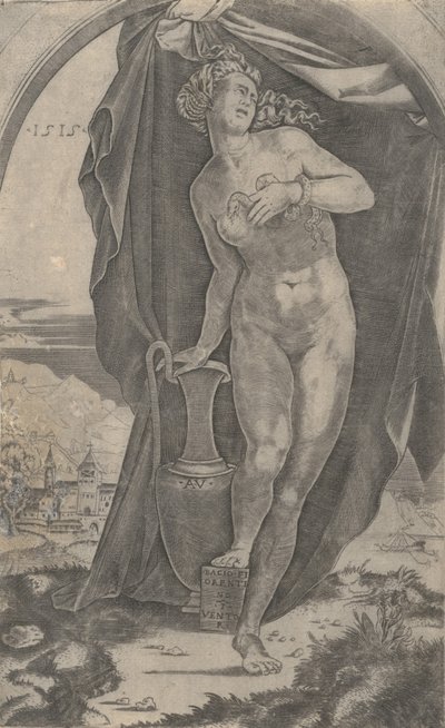 Cleopatra by Agostino Veneziano