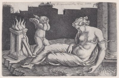 Cleopatra by Agostino Veneziano