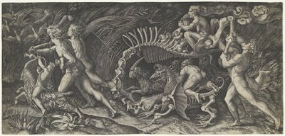 The Carcass by Agostino Veneziano