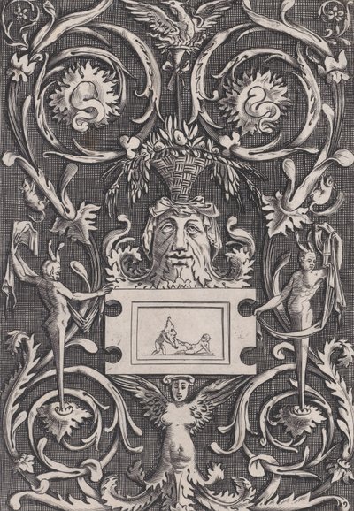 Ornamental Panel, ca. 1514-36 by Agostino Veneziano