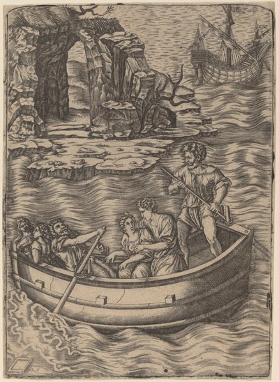 The Barc by Agostino dei Musi after Raphael