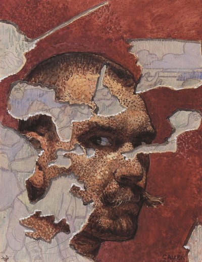 Self-Portrait as Fresco, 1894 by Akseli Gallen Kallela