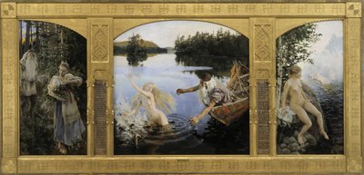 The Aino Triptych, 1891 by Akseli Gallen Kallela
