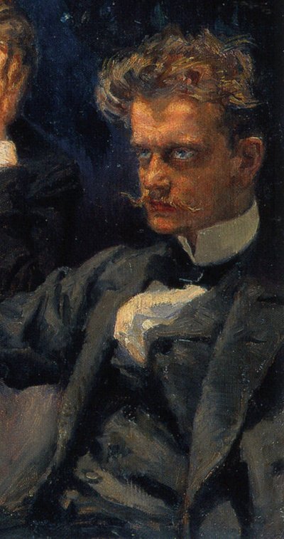 The Symposium (detail): Jean Sibelius by Akseli Gallen Kallela