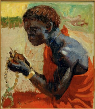 Blue Kikuyu by Akseli Valdemar Gallen Kallela