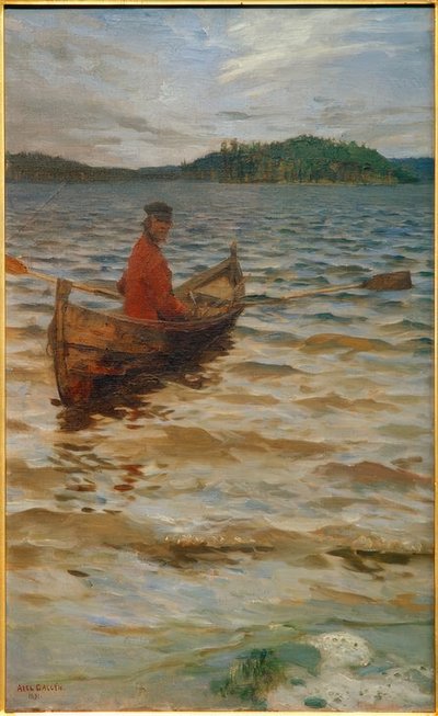 The Rower by Akseli Valdemar Gallen Kallela
