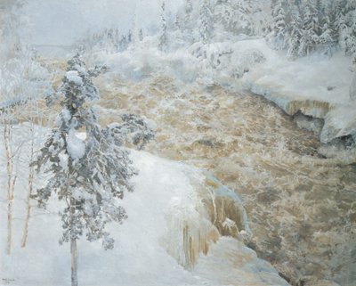 Imatra in Wintertime by Akseli Valdemar Gallen Kallela