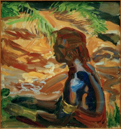 Kikuyu by the Riverbank by Akseli Valdemar Gallen Kallela