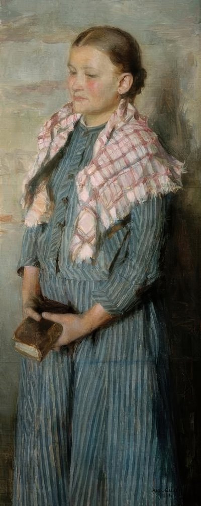 Church Girl by Akseli Valdemar Gallen Kallela