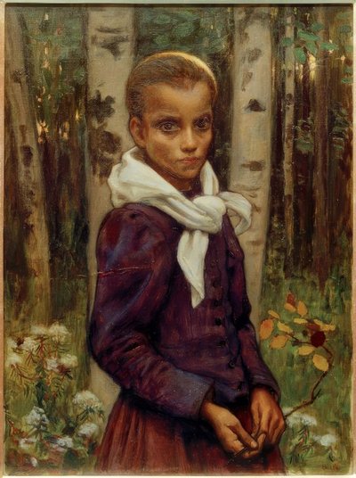 Girl by Akseli Valdemar Gallen Kallela