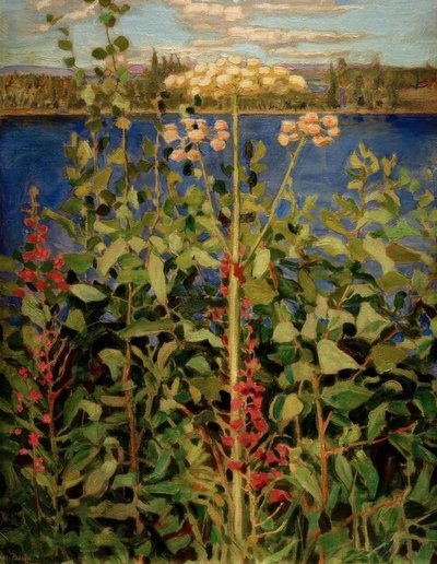 Wild Angelica by Akseli Valdemar Gallen Kallela