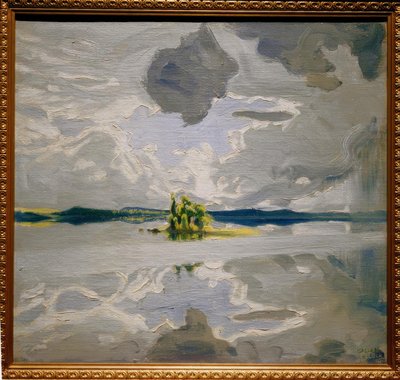 Clouds Over a Lake by Akseli Valdemar Gallen Kallela
