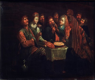 Peasant Feast by Al. Vishnekov