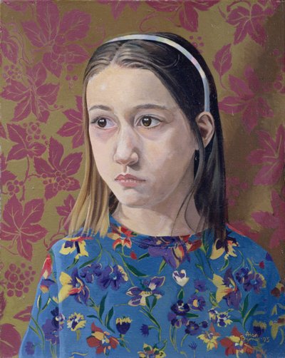 Painting of a Young Girl, 1993 by Alan Byrne