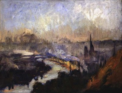 St. Catherine Mountain by Albert Charles Lebourg