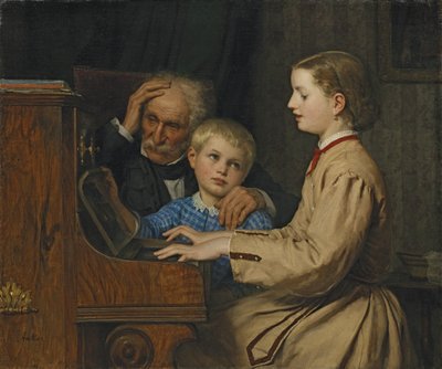 Song of the Homeland by Albert Anker