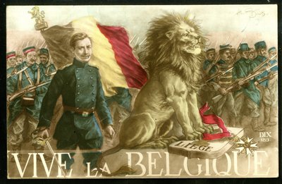 War 14-18: Long live Belgium, c.1915 by Albert Beerts