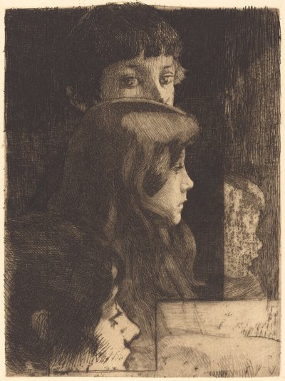 A Family by Albert Besnard