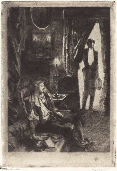 Iza Sleeping by Albert Besnard