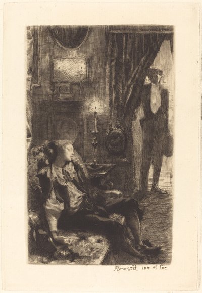 Iza Sleeping by Albert Besnard