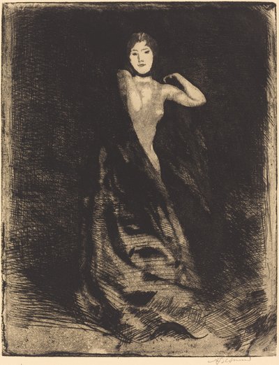 The Woman (frontispiece) by Albert Besnard
